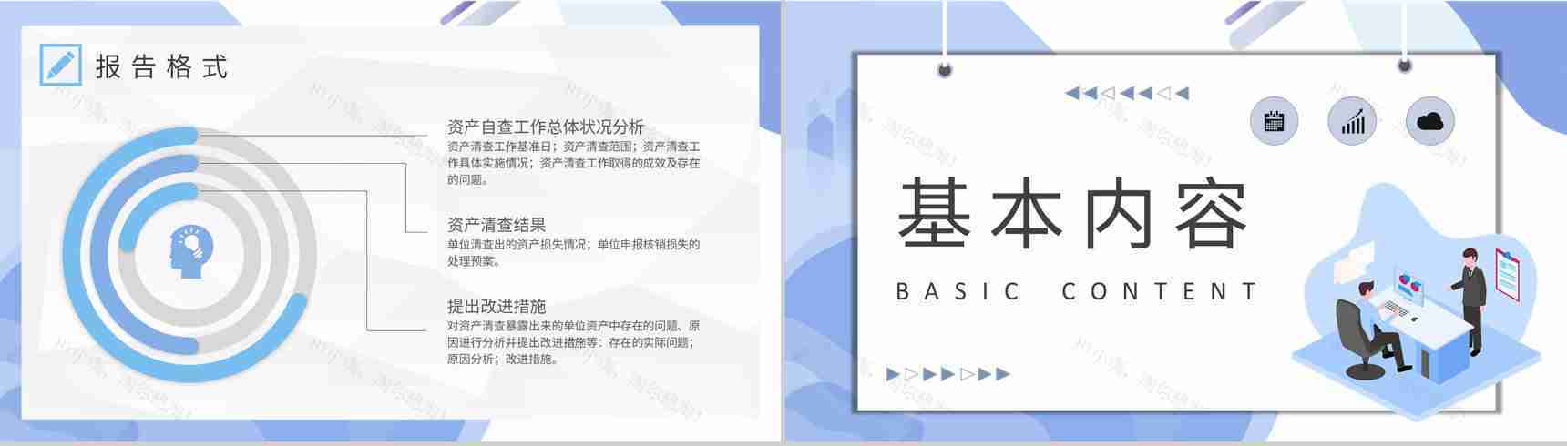 自查自纠报告培训课件单位自检工作整改情况汇报PPT模板-7