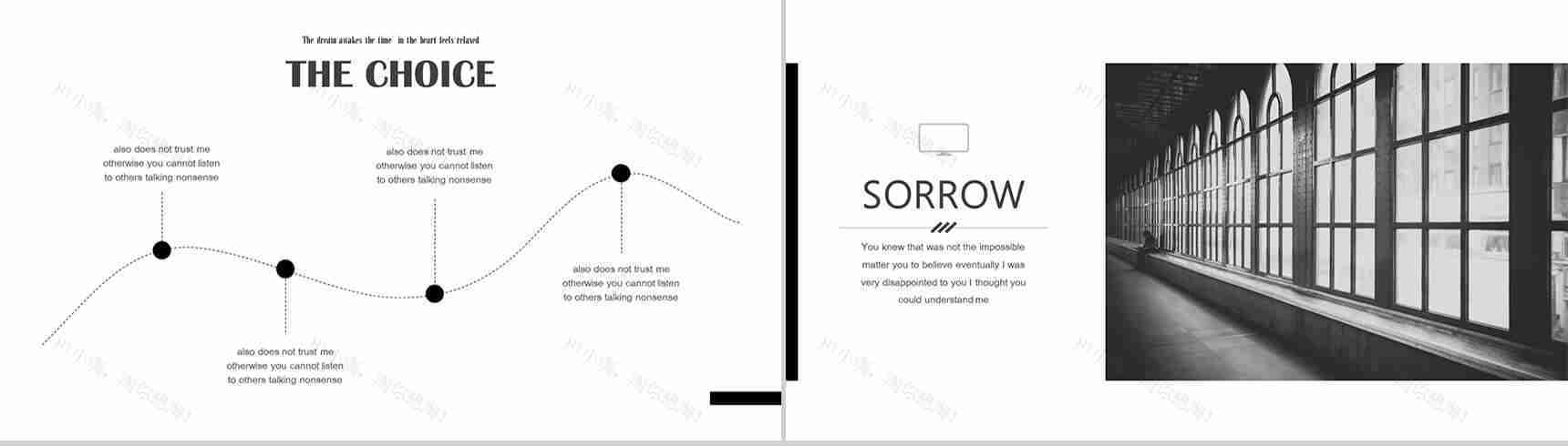 黑色商务欧美大气高端企业商务通用PPT模板-10