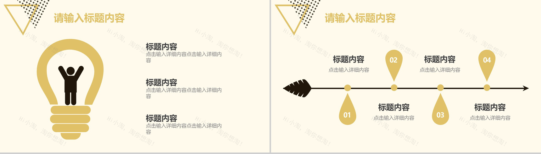 土黄色MBE设计风格年中总结PPT模板-3