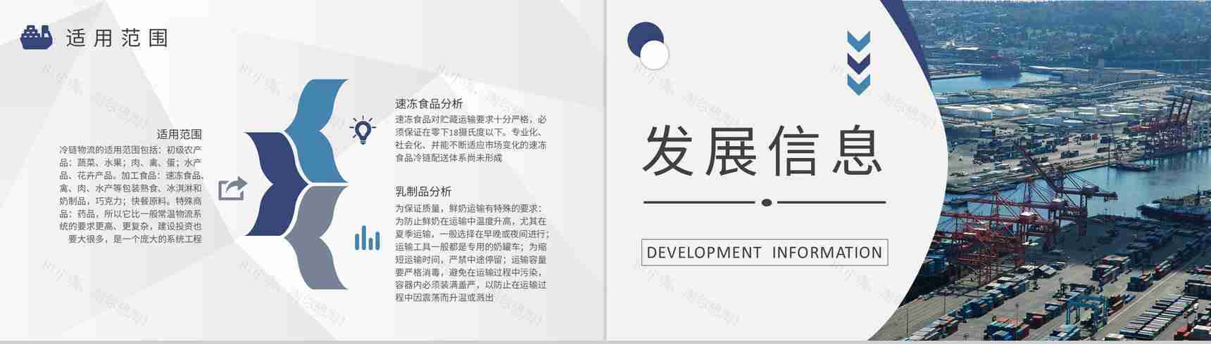 物流企业冷链运输方式学习物流配送工作计划总结PPT模板-6