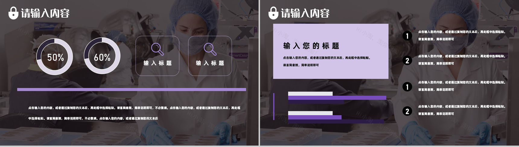 QC品管圈医疗科室医生护士护理工作总结述职汇报通用PPT模板-3