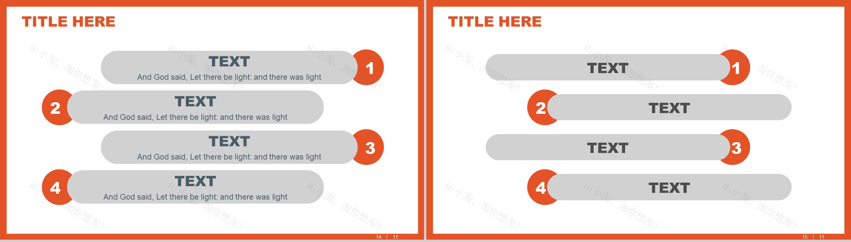 橙色互联网数据分析薪酬统计报告PPT模板-8