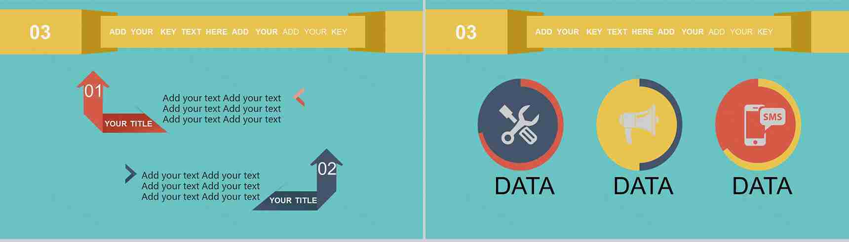 蓝色商务欧美通用PPT模板-10