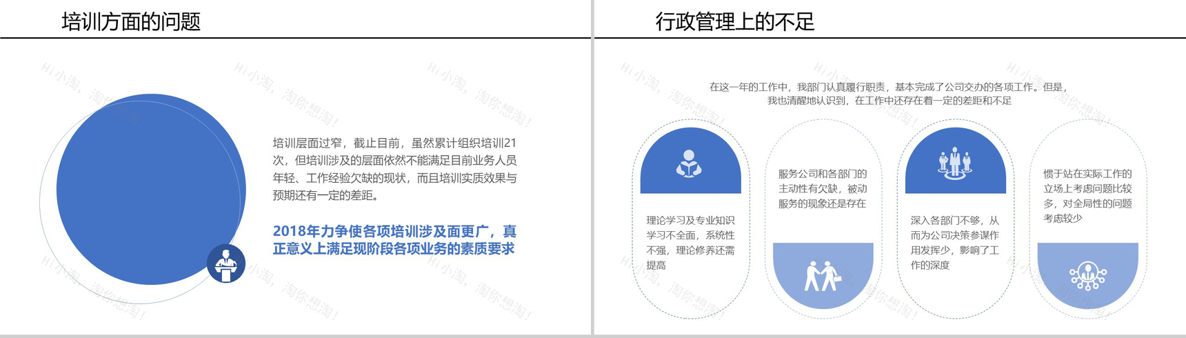 简单线条背景某制冷设备公司行政人事部年终工作总结PPT模板-10