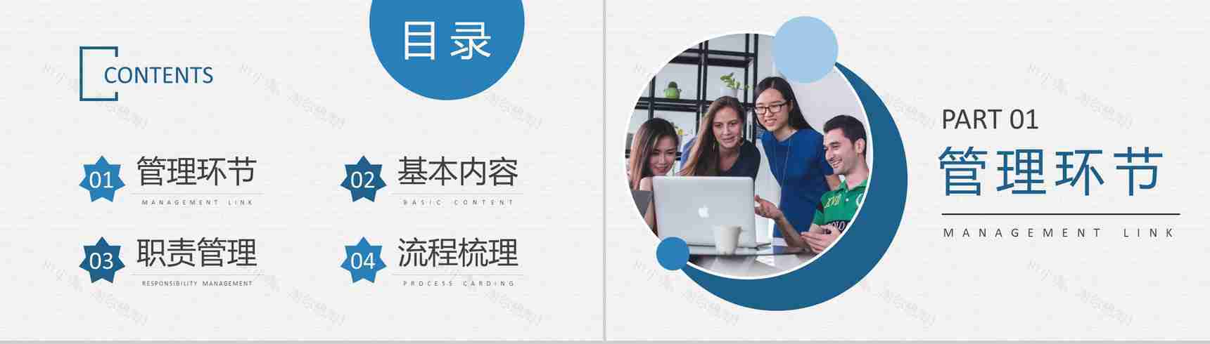 企事业单位行政人事部工作总结汇报人事管理规划方案PPT模板-2