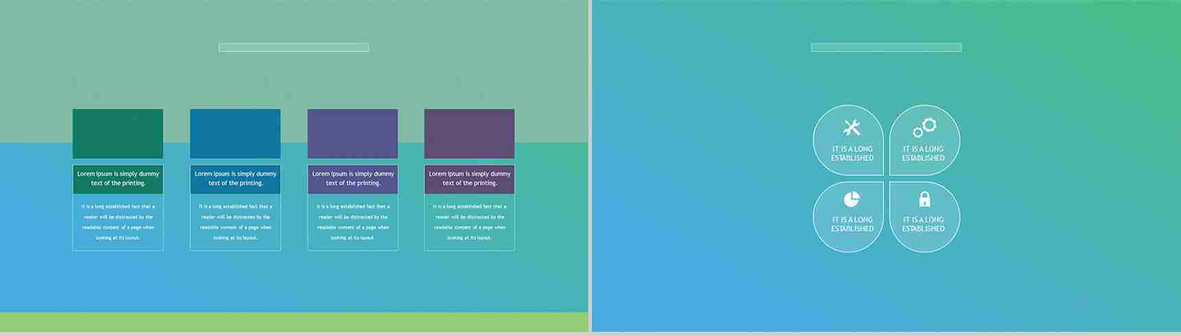 多边形炫彩静态超酷PPT模板-4