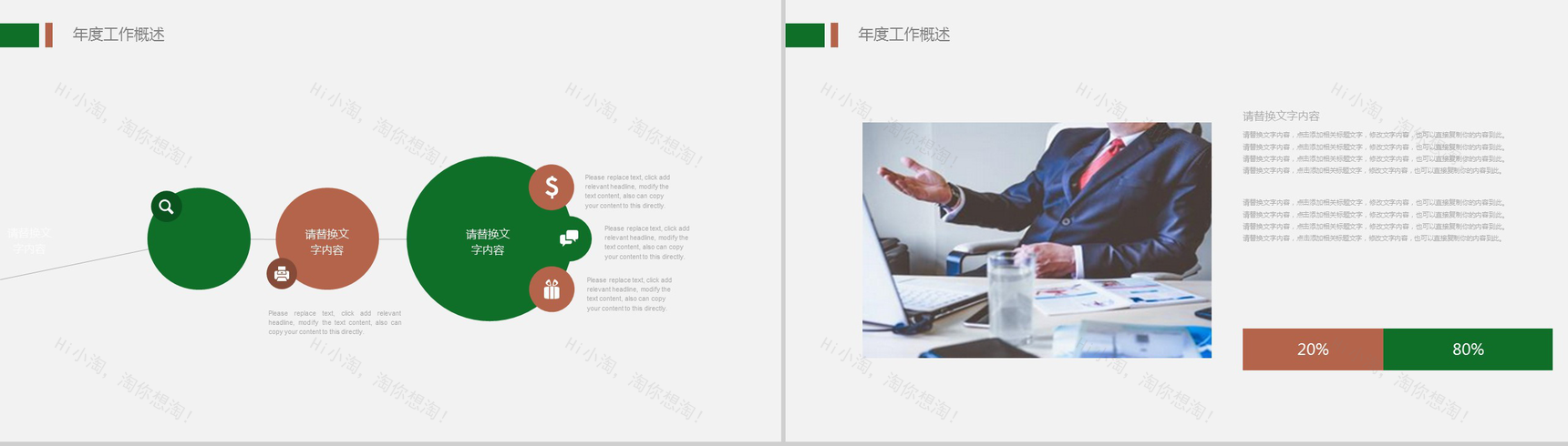 简约商务房地产销售培训年终总结PPT模板-4