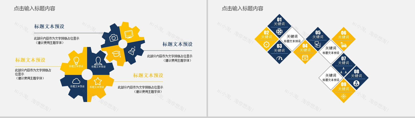 欧美简洁风工作汇报总结PPT模板-12