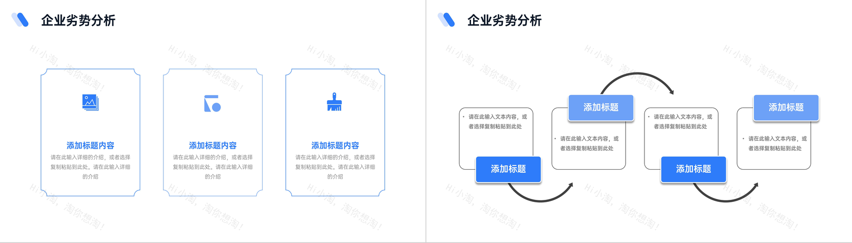 部门员工职业发展分析SWOT企业战略分析方法介绍PPT模板-5