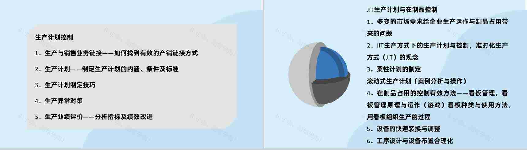 PMC生产计划与生产进度的控制模式生产设计工艺流程PPT模板-3