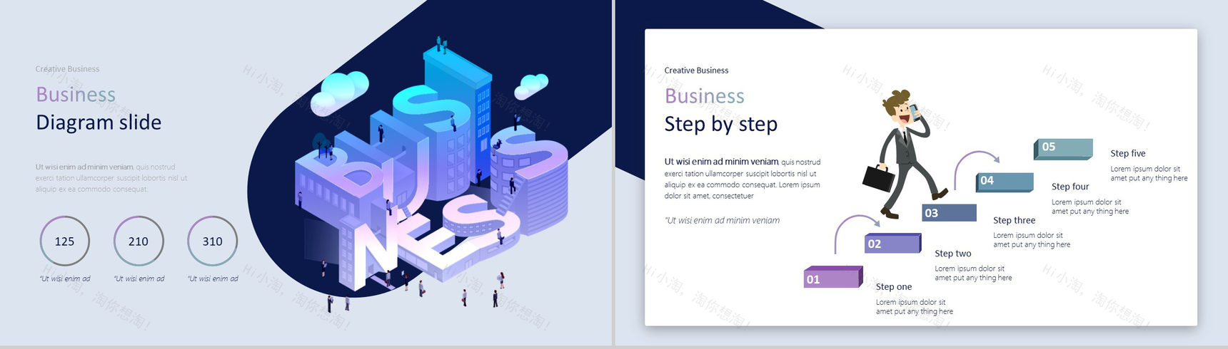 未来VR智能商务虚拟现实技术PPT模板-4