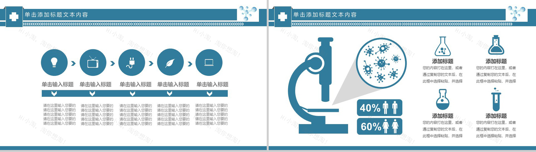 化学细胞医疗手术工作总结PPT模板-13