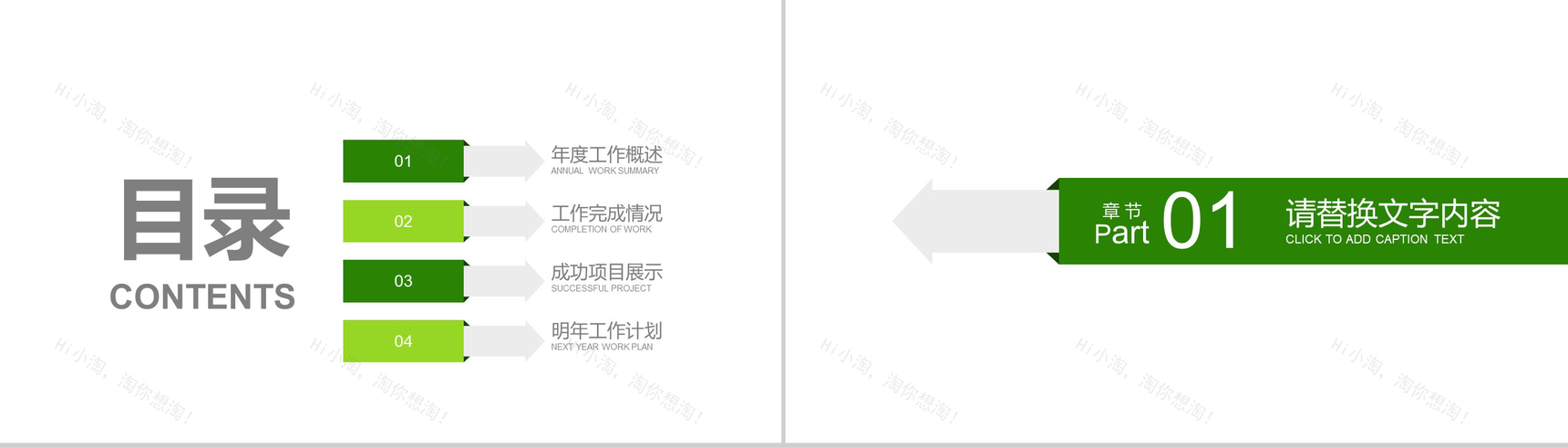绿色清新简约关爱儿童慈善公益工作汇报总结PPT模板-2