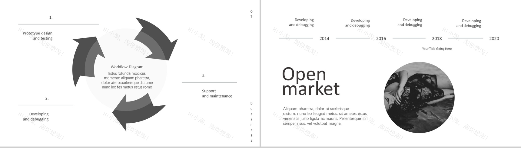 欧美大气杂志风时尚潮流产品发布PPT模板-12