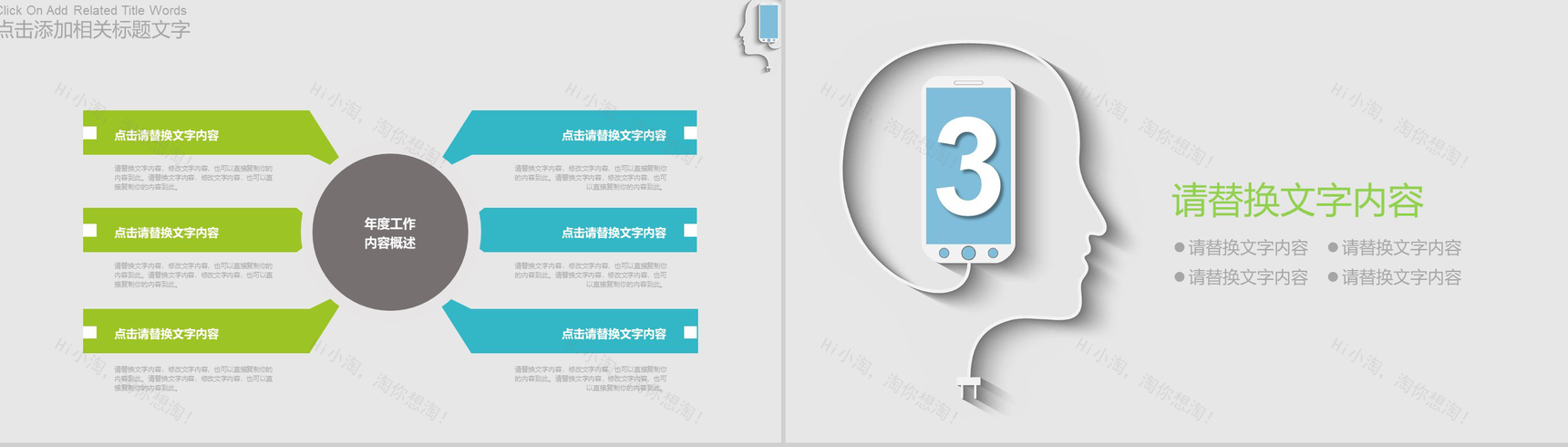 手机互联网商务工作汇报总结PPT模板-7