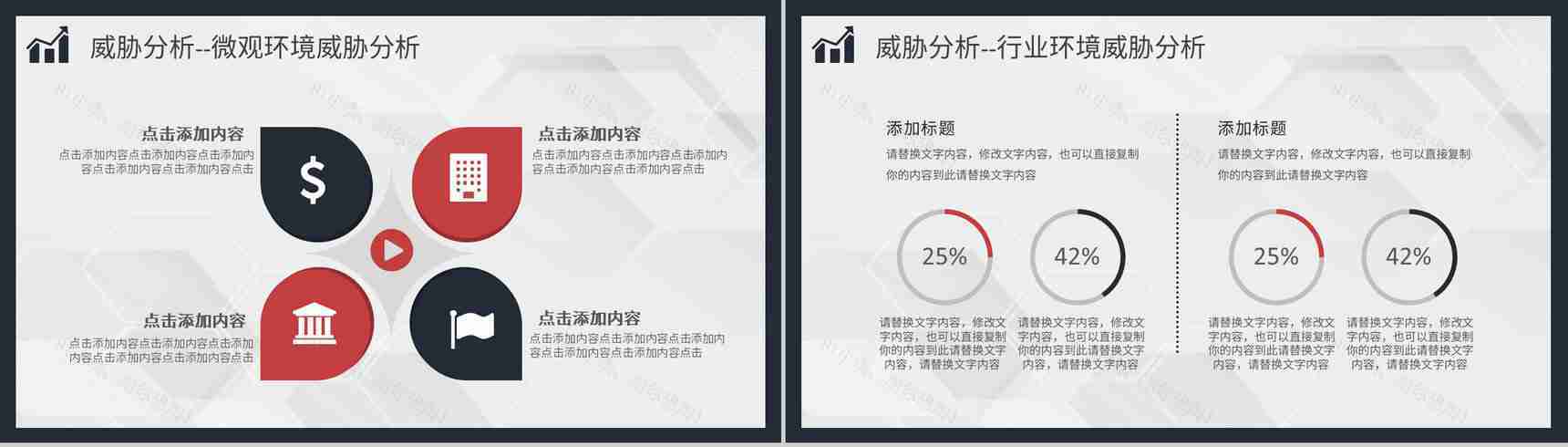 员工SWOT自我分析评价汇报个人职业案例分析培训PPT模板-10