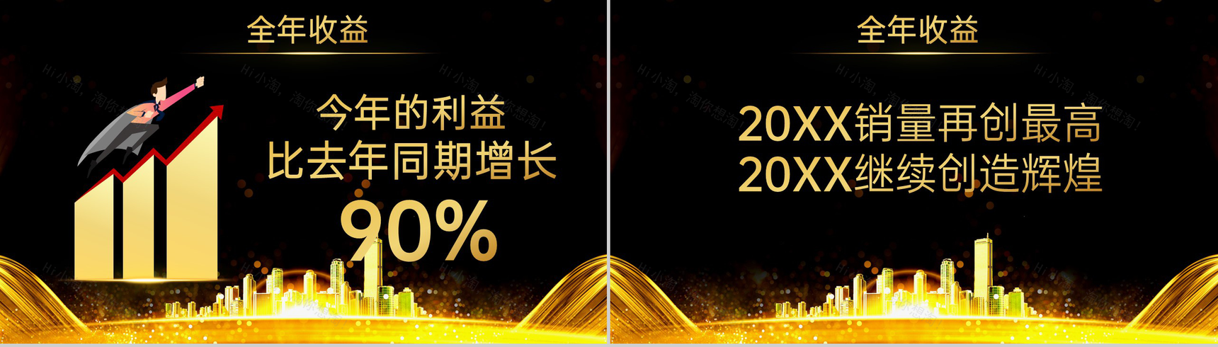 黑金大气企业年终总结会颁奖盛典客户答谢会PPT模板-6
