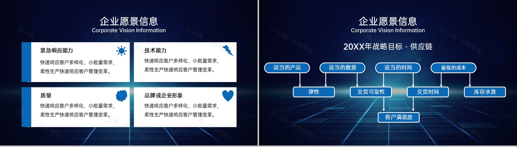 蓝色科技商务风全国供应商大会客户答谢会颁奖典礼PPT模板-6