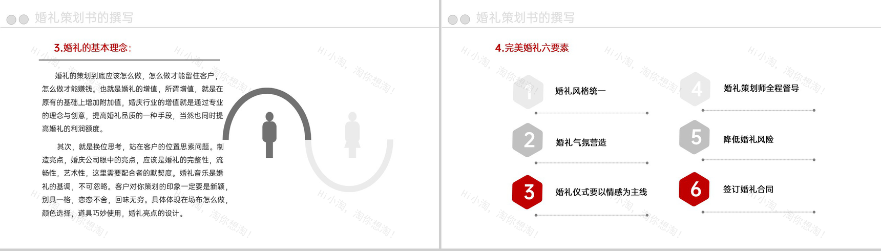 灰色商务风婚礼婚庆策划师培训要求PPT模板-14