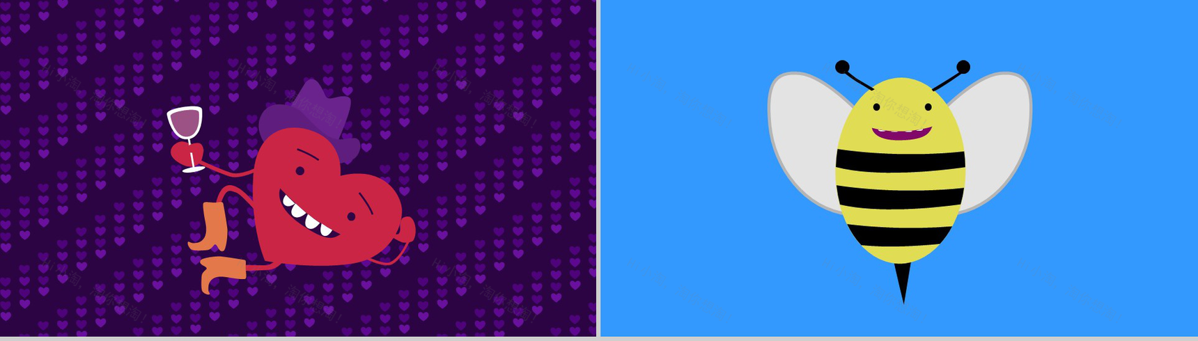 卡通可爱创意爱情告白求婚婚礼婚庆策划方案PPT模板-5