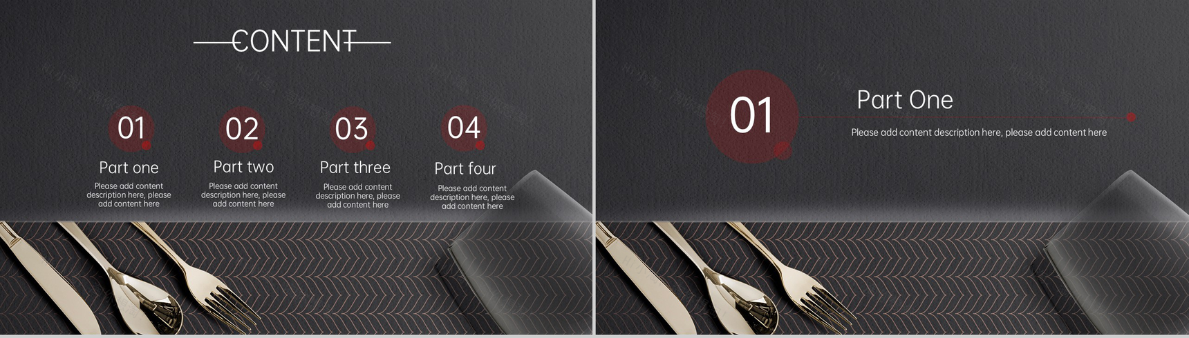 黑色高端大气红色玫瑰婚礼主题策划方案PPT模板-2