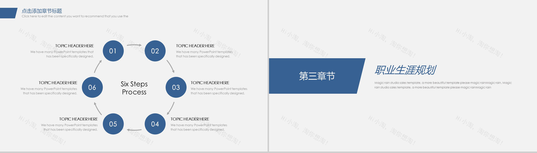 大学生职业生涯规划PPT模板-6