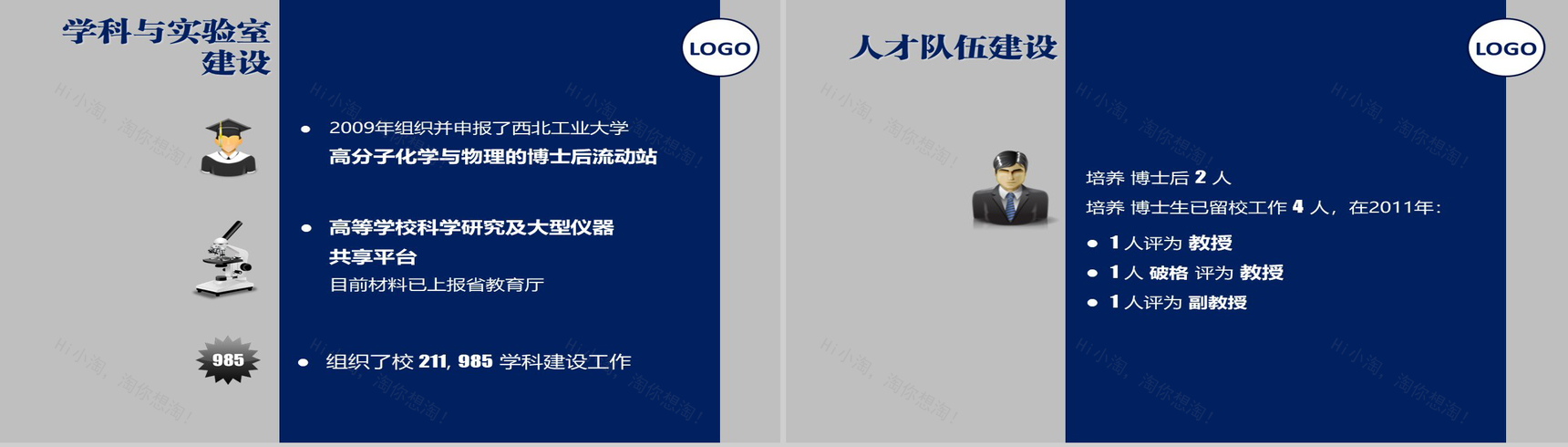 蓝灰简约团队培训PPT模板-3