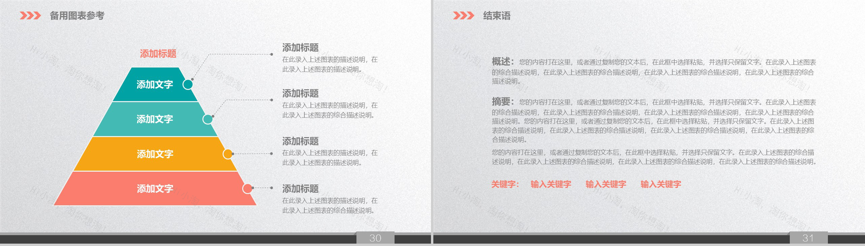 海浪彩色创意大学生职业规划PPT模板-16