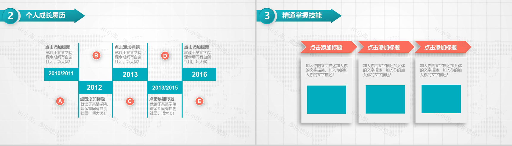 个人介绍大学生职业规划书范文PPT模板-4
