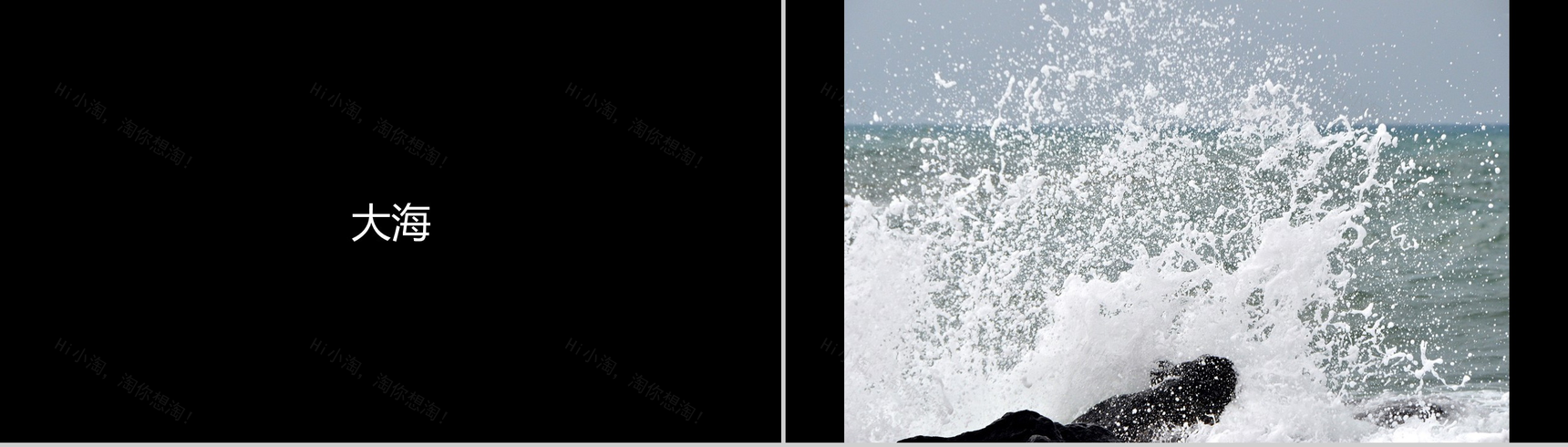 个性黑白个人自我介绍快闪PPT模板-9