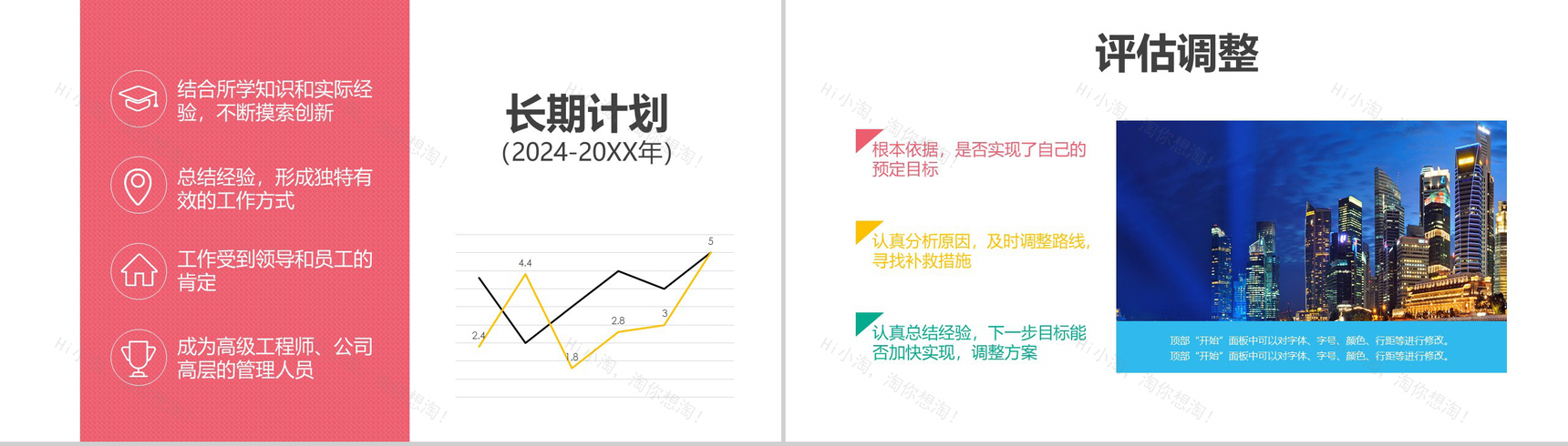 规划精彩人生创意职业规划PPT模板-13
