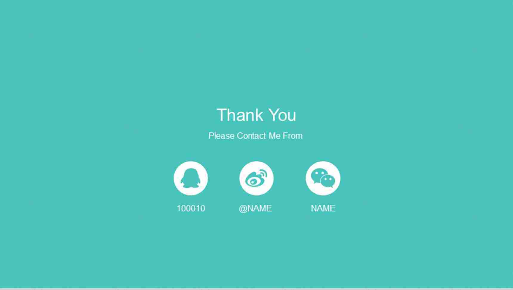 英文欧美自我介绍简历求职竞聘通用PPT模板-6