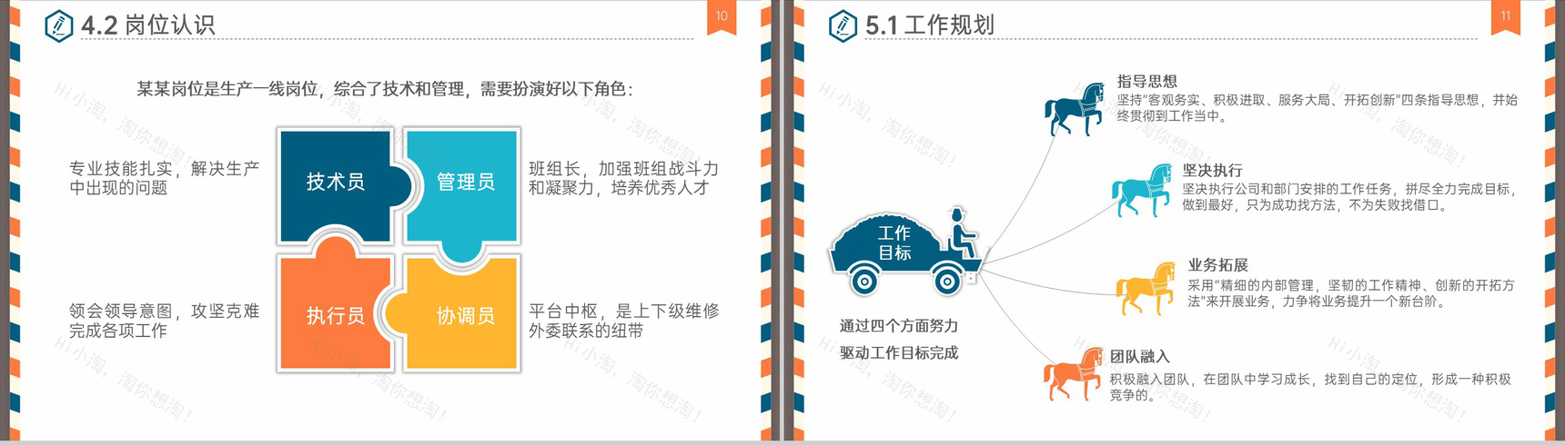 棕色创意精美简约风个人求职简历岗位竞争优势PPT模板-6