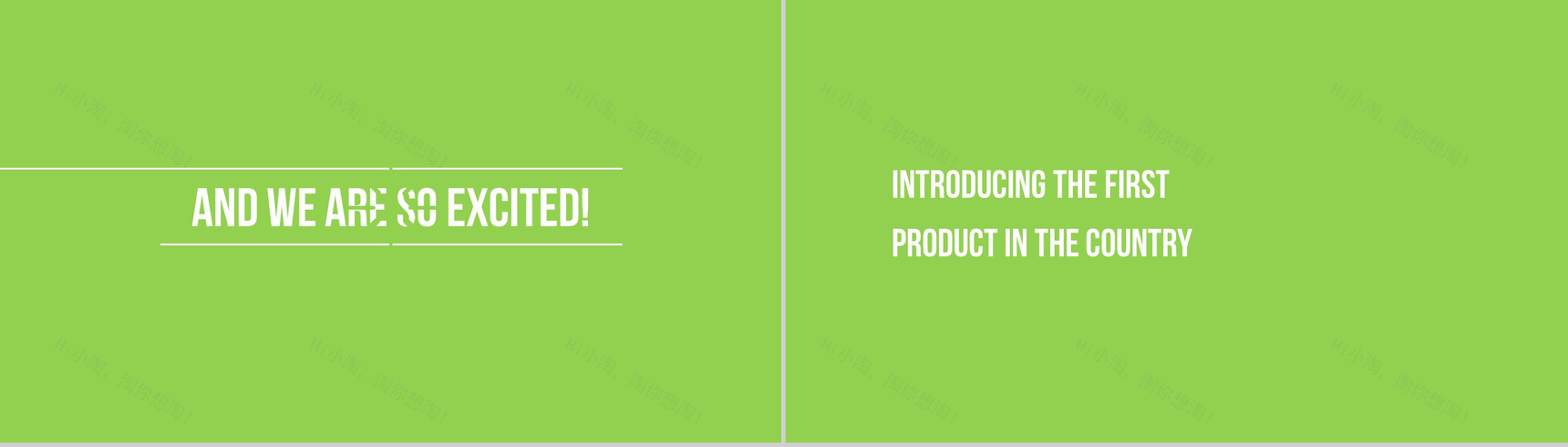 绿色小清新欧美风商务个人简介自我介绍PPT模板-3