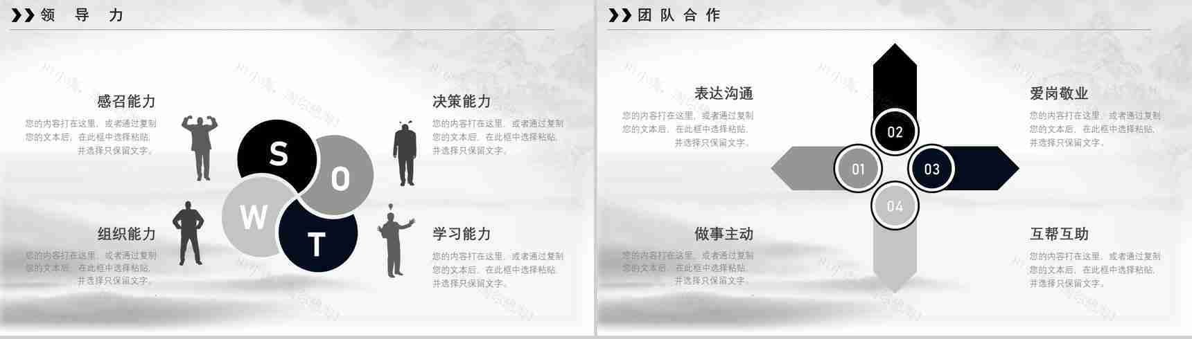 励志竞聘自我介绍求职面试完整框架工作汇报总结PPT模板-9