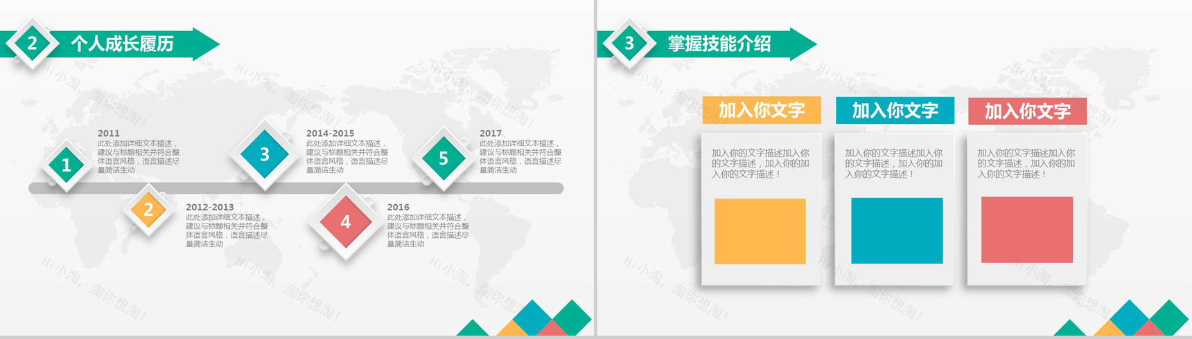 大学生就业生涯规划PPT模板-4