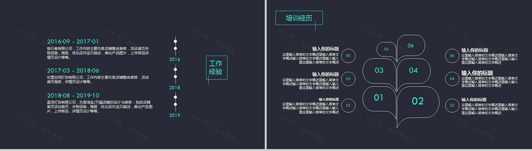 黑色高端商务大气自我介绍个人简历动态PPT模板-3