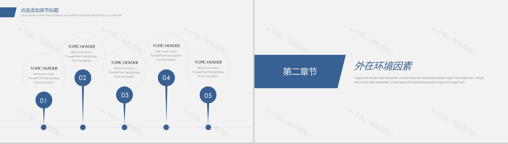 大学生职业生涯规划PPT模板-4
