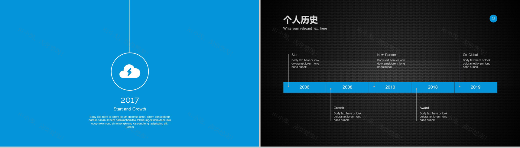 创意个性商务个人求职简历竞聘述职报告PPT模板-7