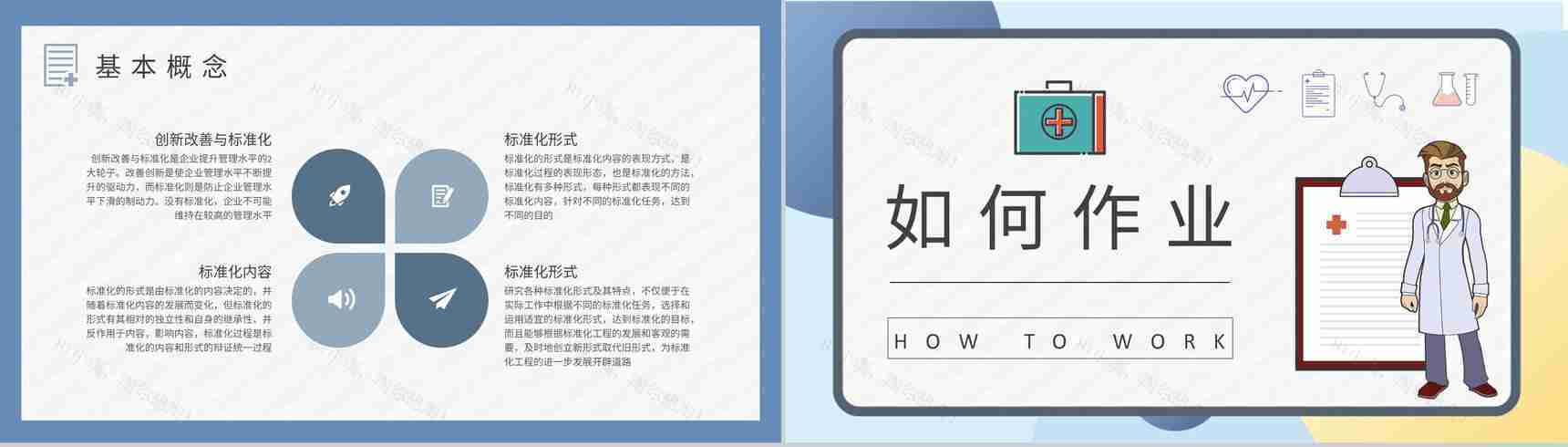 医学护理品管圈小组标准化作业内容定义学习医疗人员技能培训PPT模板-6