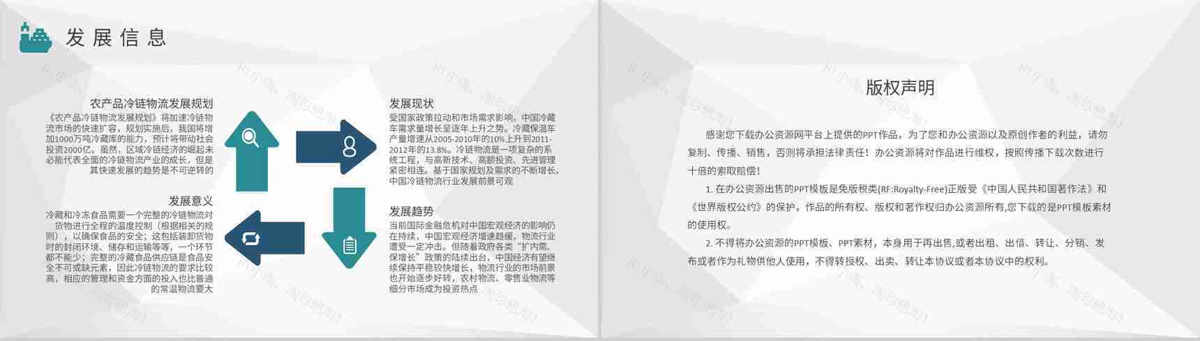 冷链物流冷链运输管理培训公司物流配送工作汇报PPT模板-8