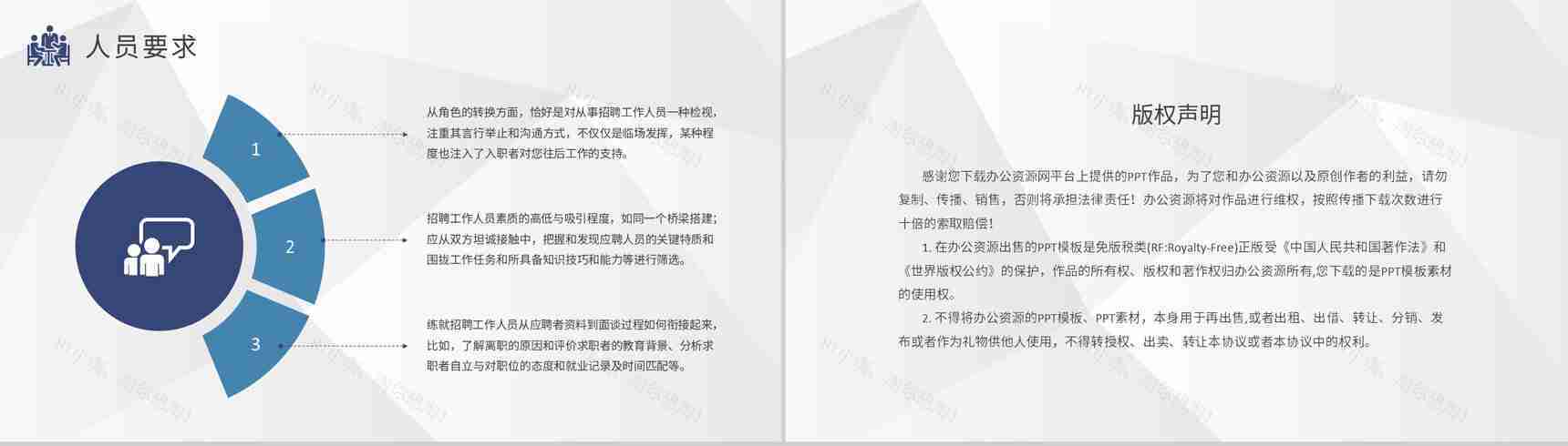 互联网公司人事部门工作培训人员招聘技巧和方法学习PPT模板-10