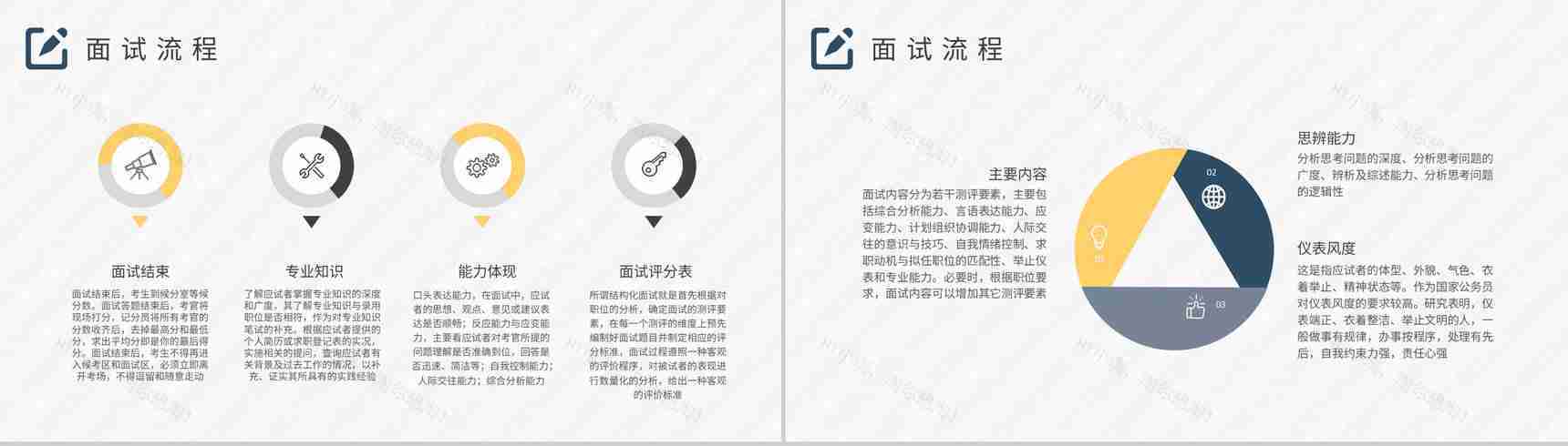 报考公务员面试技巧和话术大全面试流程注意事项培训PPT模板-8