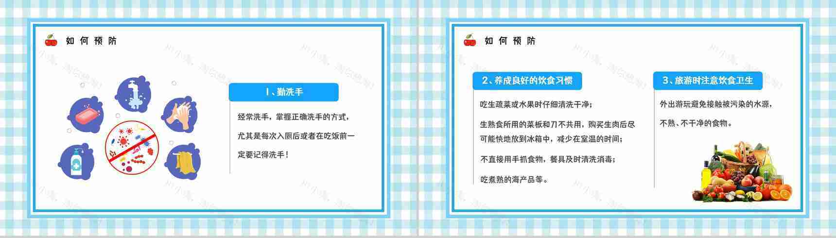 夏季腹泻的症状及治疗预防方法学习培训医疗健康宣传活动PPT模板-11