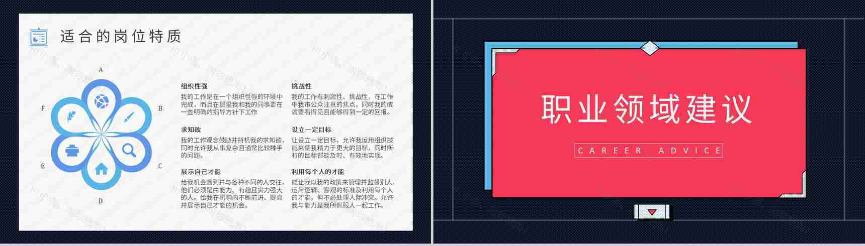 MBTI性格分析--ENTJ工作中的优劣势职业领域建议个性特征描述PPT模板-10