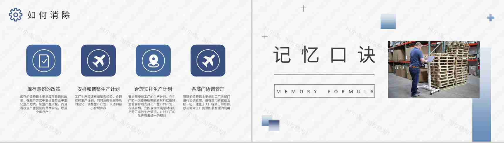 工厂员工八大浪费案例培训生产车间管理要求总结PPT模板-7