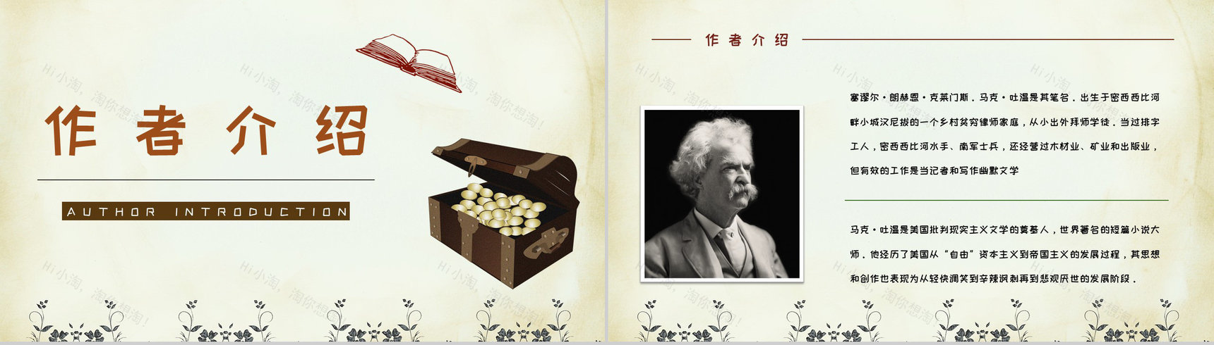 美国著名作家马克吐温著《汤姆索亚历险记》文学作品鉴赏分析PPT模板-5