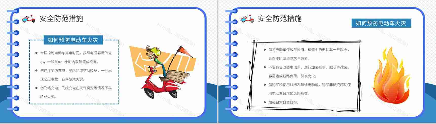 电动车消防安全防范措施培训电瓶车正确充电方式介绍PPT模板-7