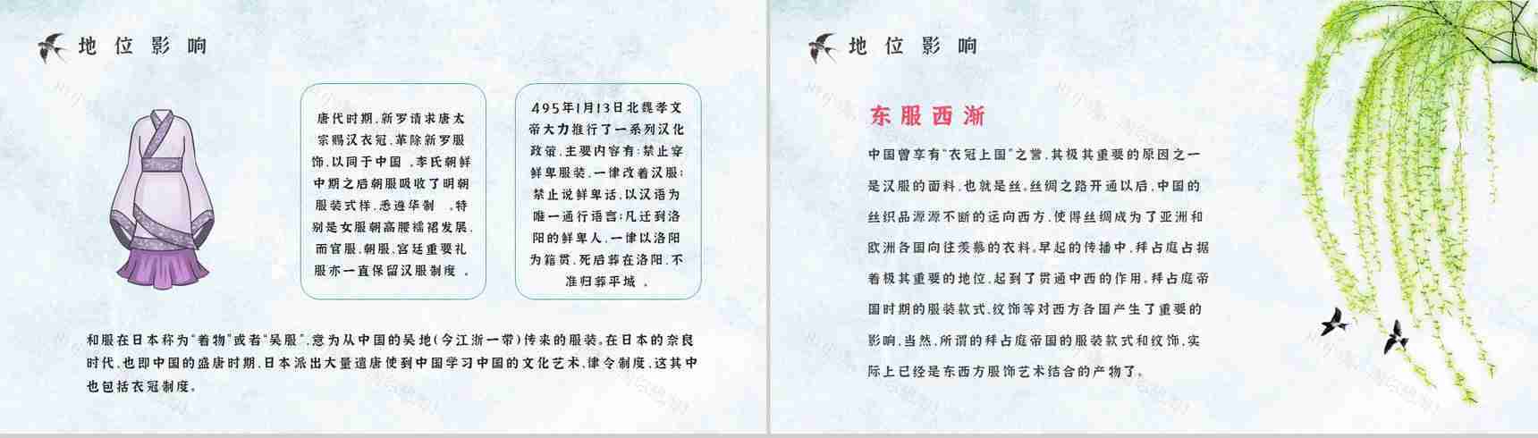 传统服饰知识普及之汉服文化形制版式及种类讲解知识宣传演讲PPT模板-3