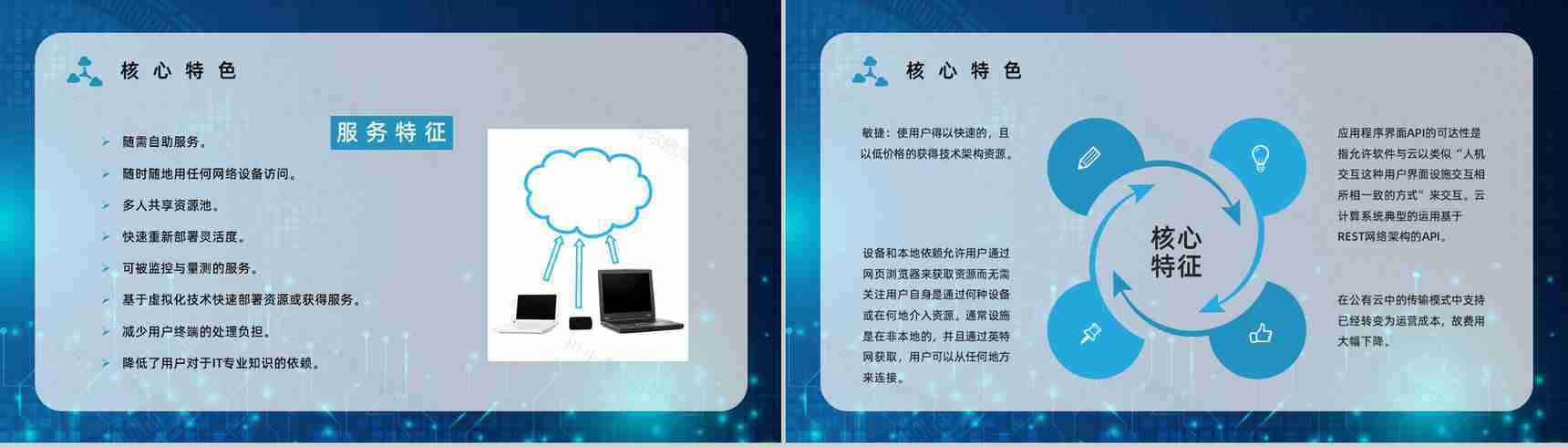 高端产品新品发布物联网区块链云计算技术介绍专业技能学习培训PPT模板-10